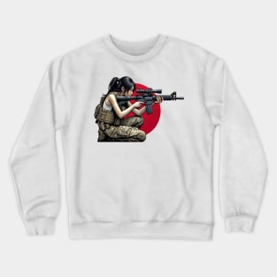 Tactical Girl Crewneck Sweatshirt